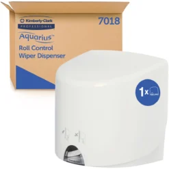 AQUARIUS Wischtuch-Spender Roll Controll - Kimberly Clark - 7018 -Arbeitsschutz Rabatt aquarius wischtuch spender roll controll kimberly clark 7018