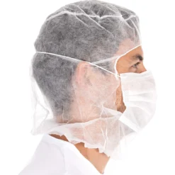 Astrohauben Eco Mit 2-lagiger Mund-Nasen-Maske, PP - Hygonorm - 132019 -Arbeitsschutz Rabatt astrohauben eco mit 2 lagiger mund nasen maske pp hygonorm 1320193