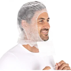 Astrohauben Mit 3-lagigem Mundschutz, PP - Hygostar - 132001