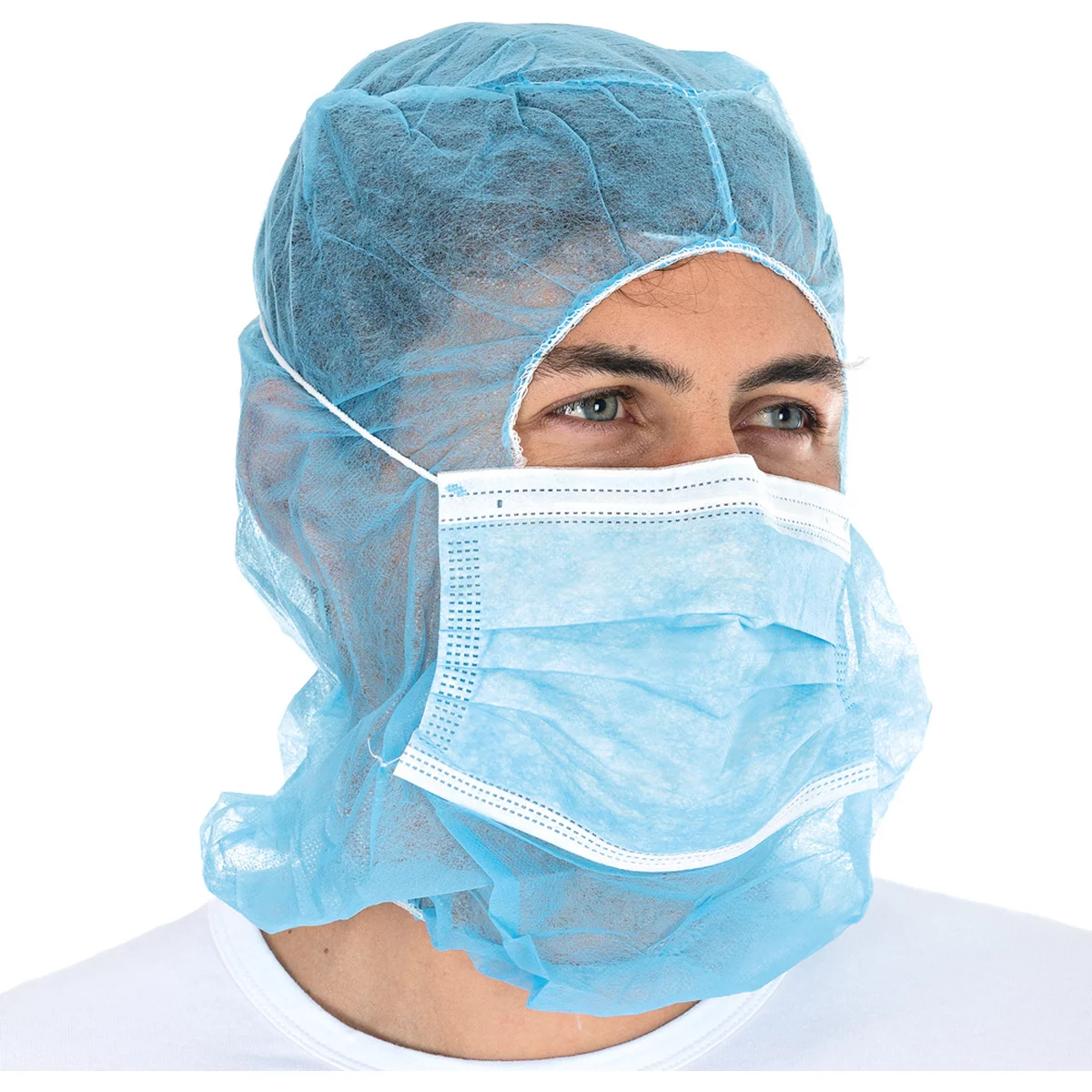 Astrohauben Mit 3-lagigem Mundschutz, PP - Hygostar - 132061 7 Astrohauben Mit 3-lagigem Mundschutz, PP - Hygostar - 132061 – Bild 7