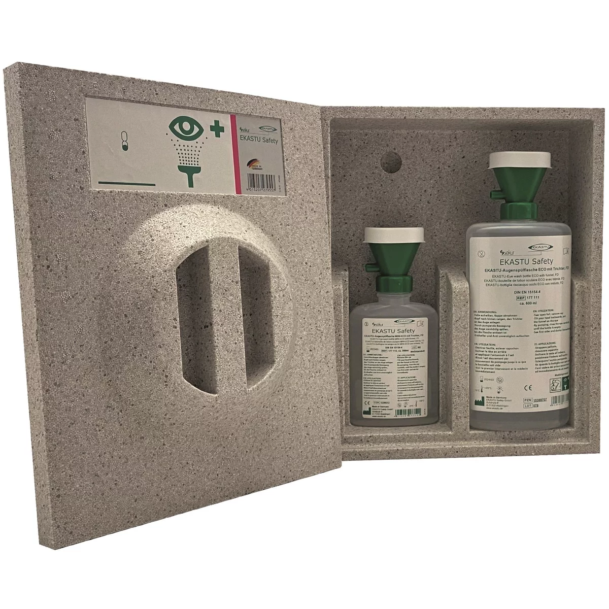 Augenspülstation (EPS) Komplett, Mit 2 Augenspülflaschen - EKASTU - 277999 1 Augenspülstation (EPS) Komplett, Mit 2 Augenspülflaschen - EKASTU - 277999