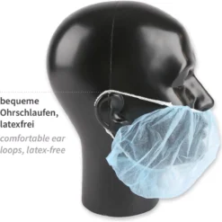 Bartschutz Mit Ohrschlaufen, PP - Hygostar - 29226
