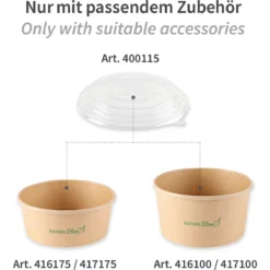 Bio Deckel Für Salatschalen Caesar, RPET - NatureStar - 400118