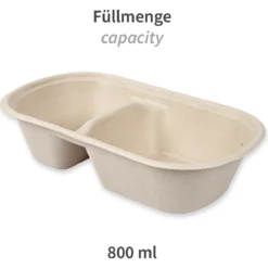 Bio Imbiss-Schalen, Oval, Zuckerrohr - NatureStar - 411525 -Arbeitsschutz Rabatt bio imbiss schalen oval zuckerrohr naturestar 4115255