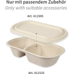 Bio Imbiss-Schalen, Oval, Zuckerrohr - NatureStar - 411525 -Arbeitsschutz Rabatt bio imbiss schalen oval zuckerrohr naturestar 4115256