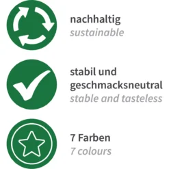 Bio Papiertrinkhalme Classic, Gestreift, FSC®-Mix - NatureStar - 421050 -Arbeitsschutz Rabatt bio papiertrinkhalme classic gestreift fsc mix naturestar 4210507