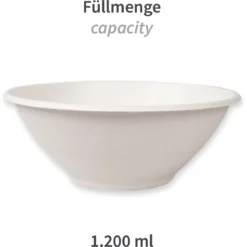 Bio Schüsseln, Rund, Zuckerrohr - NatureStar - 41192 -Arbeitsschutz Rabatt bio schuesseln rund zuckerrohr naturestar 411922