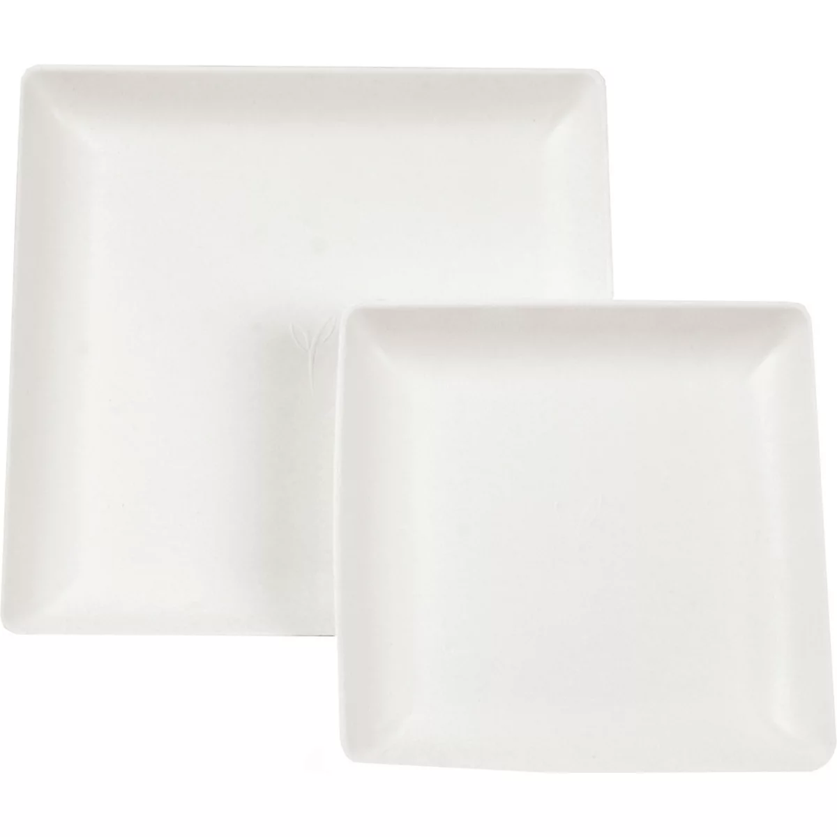 Bio Teller Eleganza, Quadratisch, Zuckerrohr - NatureStar - 410180 1 Bio Teller Eleganza, Quadratisch, Zuckerrohr - NatureStar - 410180