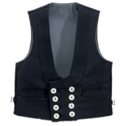 ECHTSAUBER Zunftweste Zwirn-Doppelpilot, Schwarz - WB Boetticher - 15501