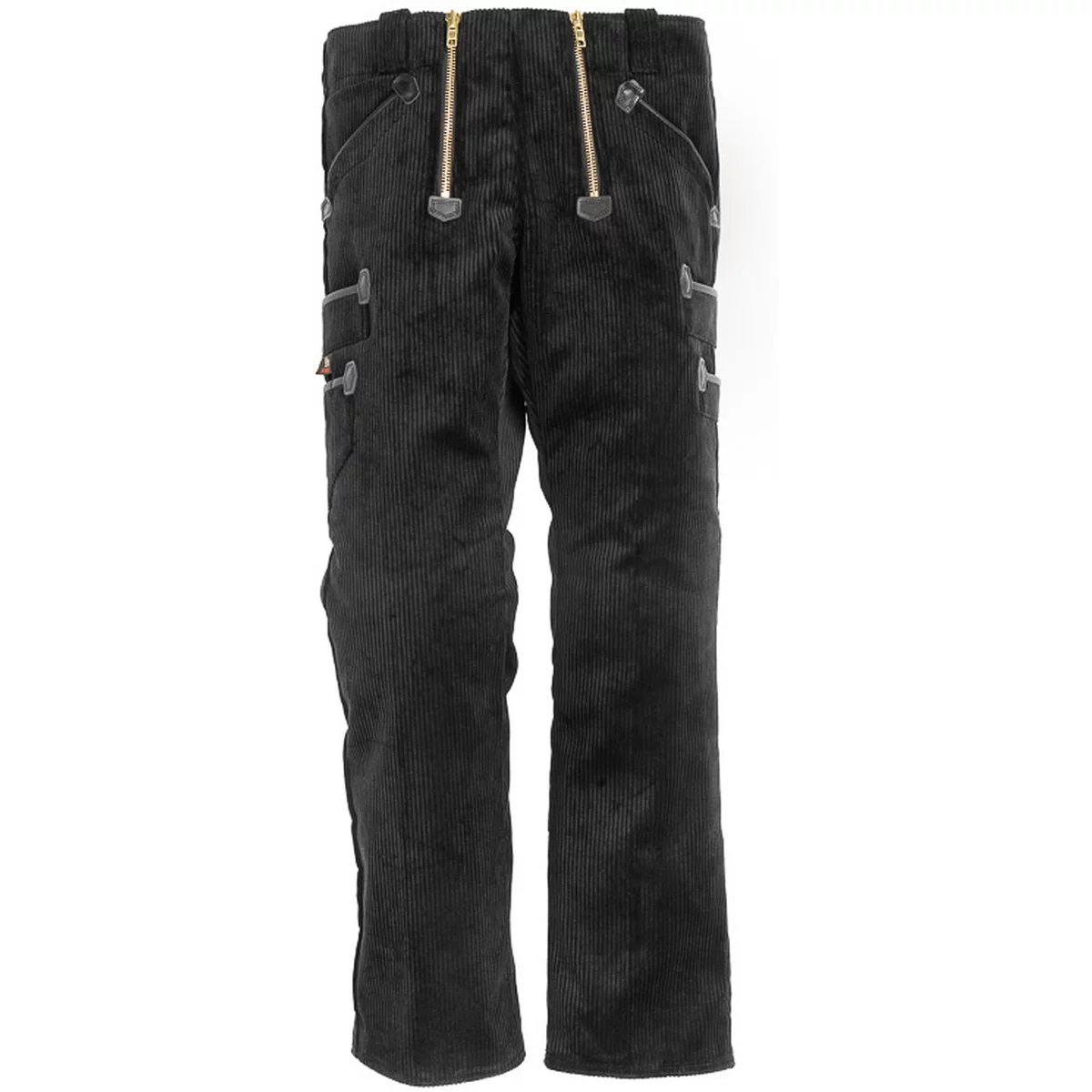 EGON Zunfthose Trenkercord Dreidraht Mit Echtleder, Schwarz - FHB - 60068 1 EGON Zunfthose Trenkercord Dreidraht Mit Echtleder, Schwarz - FHB - 60068