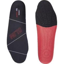 Einlegesohle ActiveFit-Mehrweitensystem Slim, Schwarz/rot - RUNNEX - 5410