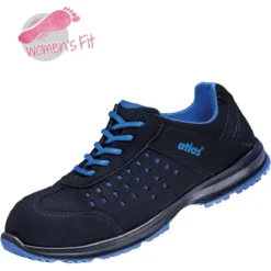 Halbschuh GX 130 Black, S1, ESD, Schwarz/blau - ATLAS - 45200