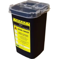 Kanülen Abwurfbehälter, Schwarz - NITRAS Medical - 51551