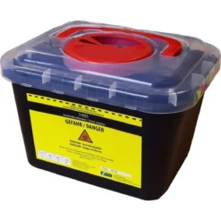 Kanülen Abwurfbehälter, Schwarz - NITRAS Medical - 51655