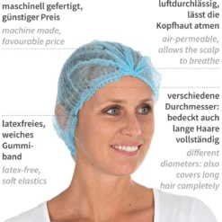 Klipphauben Light, PP - Hygonorm - 12196 -Arbeitsschutz Rabatt klipphauben light pp hygonorm 12196 15