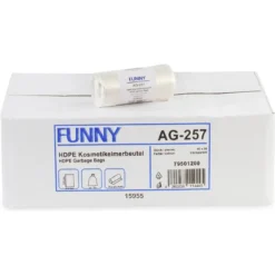 Kosmetikbeutel, HDPE, 310 X 370 Mm, Transparent Ca. 10 Liter - Funny - AG-257