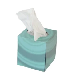 Kosmetiktücher, 3-lagig, 60 Blatt, Würfel, Hochweiß, Zellstoff - SemyCare - SC-88061