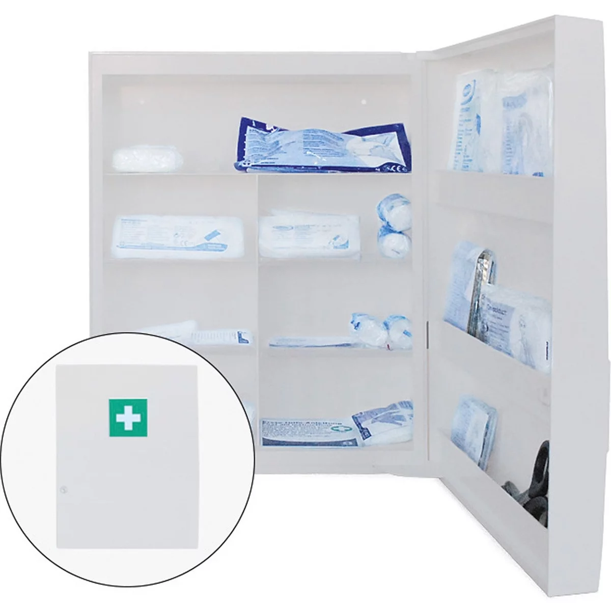 Kunststoffverbandschrank DIN 13 157 - GRAMM - 418.035.09000 1 Kunststoffverbandschrank DIN 13 157 - GRAMM - 418.035.09000