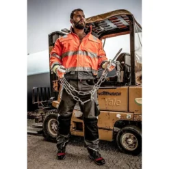 MOTION TEX VIZ PLUS, Warnschutz-Pilotenjacke,neonorange / Blau - NITRAS - 7140 -Arbeitsschutz Rabatt motion tex viz plus warnschutz pilotenjackeneonorange blau nitras 71403