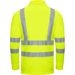 MOTION TEX VIZ, Warnschutz-Langarm-Poloshirt - NITRAS - 7014