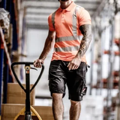 MOTION TEX VIZ, Warnschutz-Poloshirt - NITRAS - 7013 -Arbeitsschutz Rabatt motion tex viz warnschutz poloshirt nitras 70133