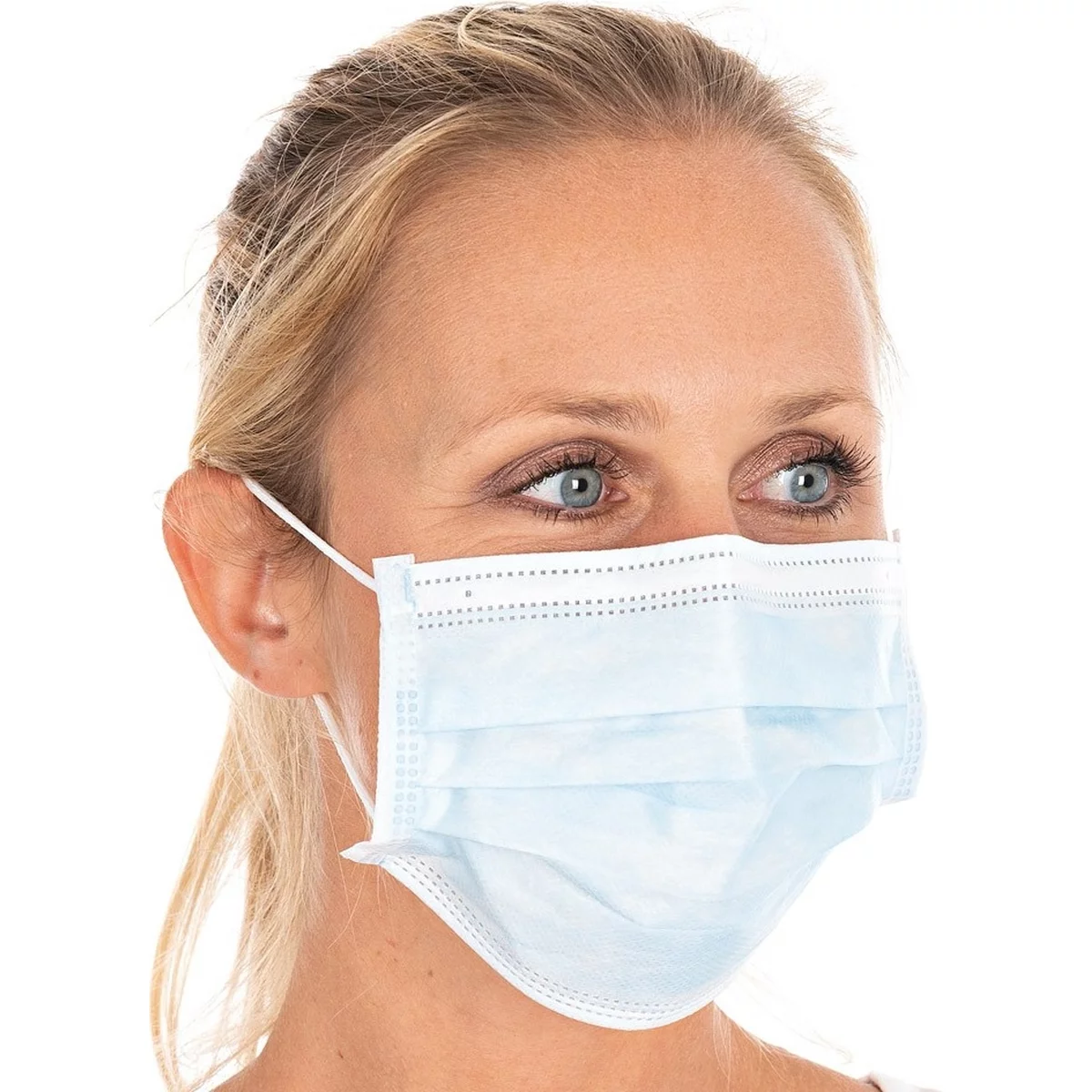 Mundschutz 3-lagig Typ IIR (99%), PP, Blau - Hygostar - 291761 3 Mundschutz 3-lagig Typ IIR (99%), PP, Blau - Hygostar - 291761 – Bild 3