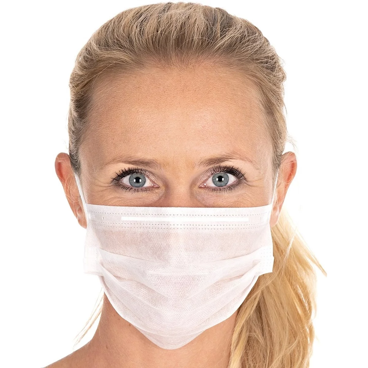 Mundschutz Mit Gummibändern, 2-lagig - Hygostar - 2913 2 Mundschutz Mit Gummibändern, 2-lagig - Hygostar - 2913 – Bild 2