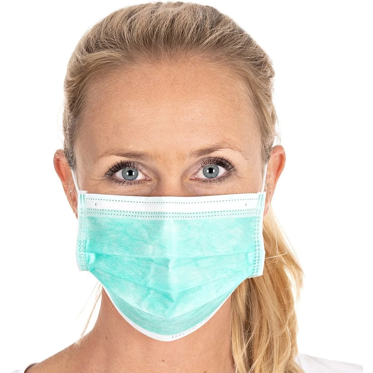 Mundschutz Mit Gummibändern - 3-lagig - Antistatisch - Hygostar - 291774 1 Mundschutz Mit Gummibändern - 3-lagig - Antistatisch - Hygostar - 291774