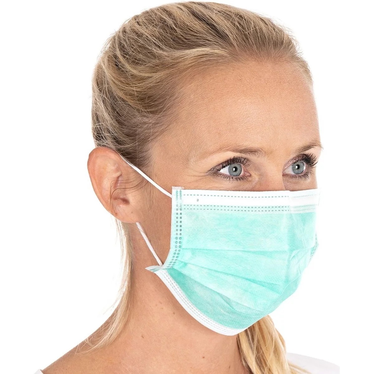 Mundschutz Mit Gummibändern - 3-lagig - Antistatisch - Hygostar - 291774 3 Mundschutz Mit Gummibändern - 3-lagig - Antistatisch - Hygostar - 291774 – Bild 3