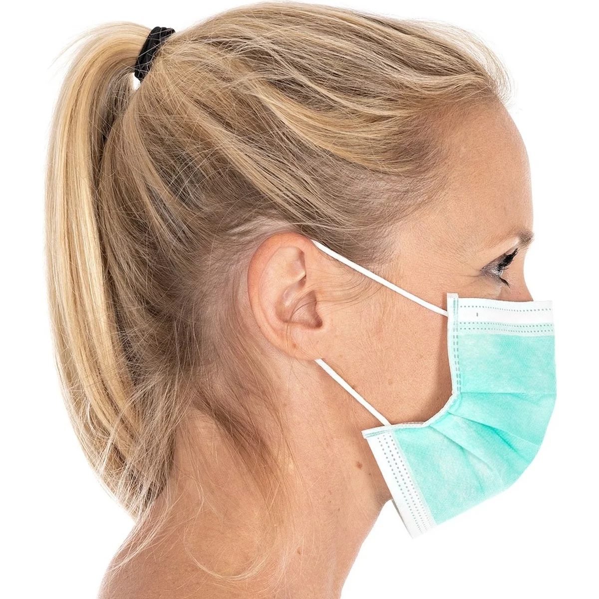 Mundschutz Mit Gummibändern - 3-lagig - Antistatisch - Hygostar - 291774 2 Mundschutz Mit Gummibändern - 3-lagig - Antistatisch - Hygostar - 291774 – Bild 2