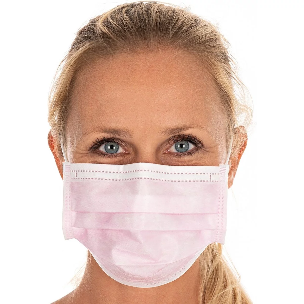 Mundschutz Mit Gummibändern, 3-lagig (in 50er Box) - Hygostar - 29175 2 Mundschutz Mit Gummibändern, 3-lagig (in 50er Box) - Hygostar - 29175 – Bild 2