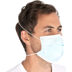 Mundschutz Typ II, 3-lagig, PP, Kopfband - Hygostar - 29196 -Arbeitsschutz Rabatt mundschutz typ ii 3 lagig pp kopfband hygostar 291963