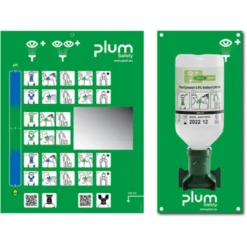 PLUM 4611 Augenspülstation, 500ml 0,9%ige NaCl-Lösung - PLUM - 4611