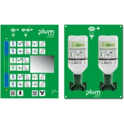 PLUM 4694 Augenspülstation, 2 X 500ml 0,9%ige NaCl-Lösung - PLUM - 4694