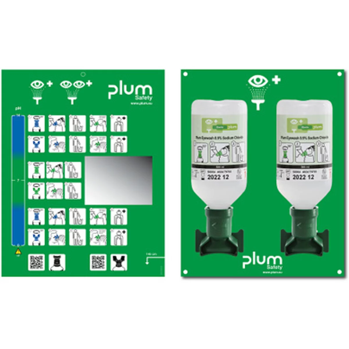 PLUM 4694 Augenspülstation, 2 X 500ml 0,9%ige NaCl-Lösung - PLUM - 4694 1 PLUM 4694 Augenspülstation, 2 X 500ml 0,9%ige NaCl-Lösung - PLUM - 4694