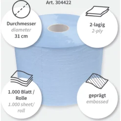 Putzpapiere Allfood, 2-lagig, Zellstoffmix - HygoClean - 304423 -Arbeitsschutz Rabatt putzpapiere allfood 2 lagig zellstoffmix hygoclean 3044233