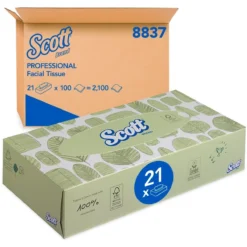 SCOTT® Kosmetiktücher Standard - Kimberly Clark - 8837 -Arbeitsschutz Rabatt scott kosmetiktuecher standard kimberly clark 8837
