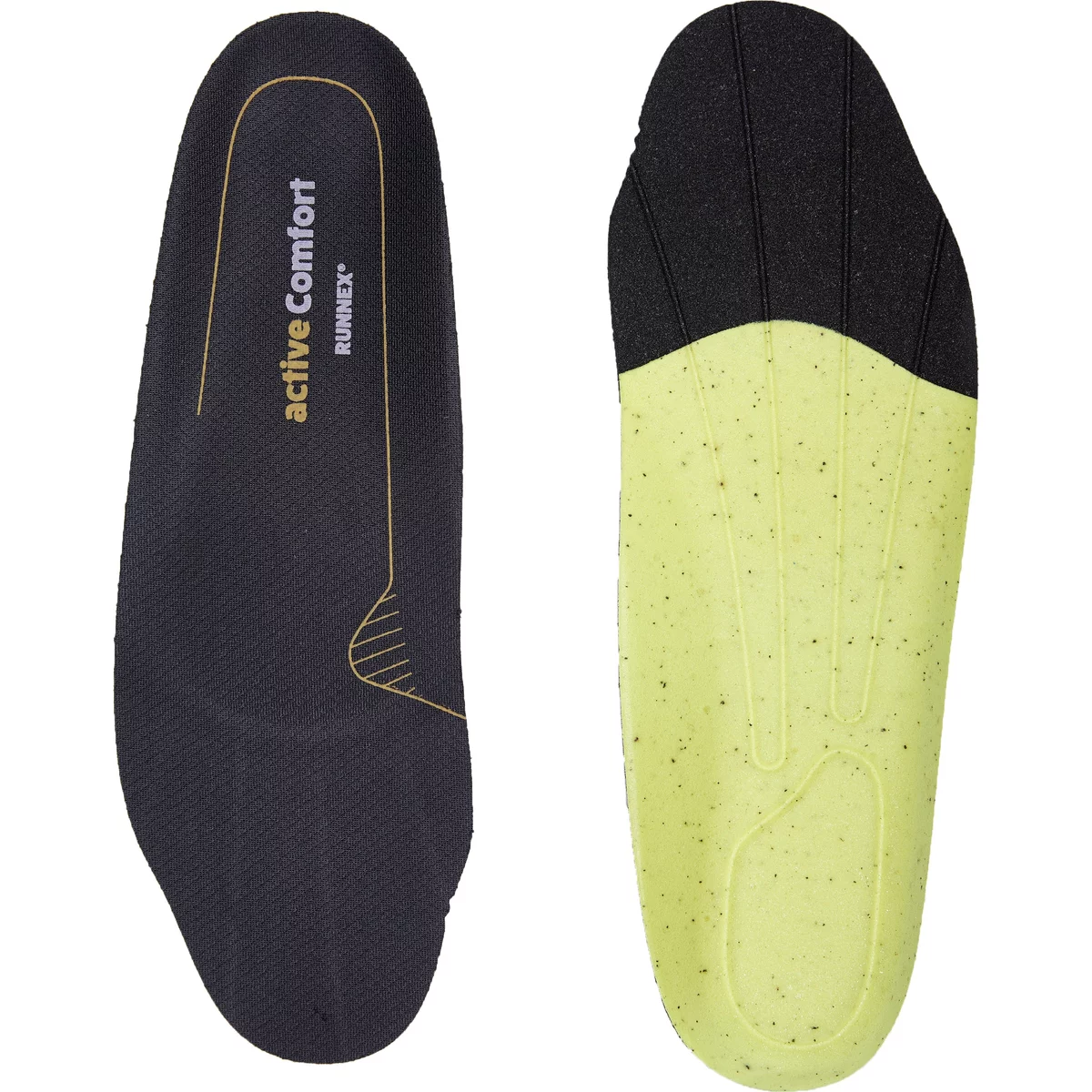 Semi-orthopädische Einlegesohle ActiveComfort Low, Schwarz/gelb - RUNNEX - 5406 3 Semi-orthopädische Einlegesohle ActiveComfort Low, Schwarz/gelb - RUNNEX - 5406 – Bild 3