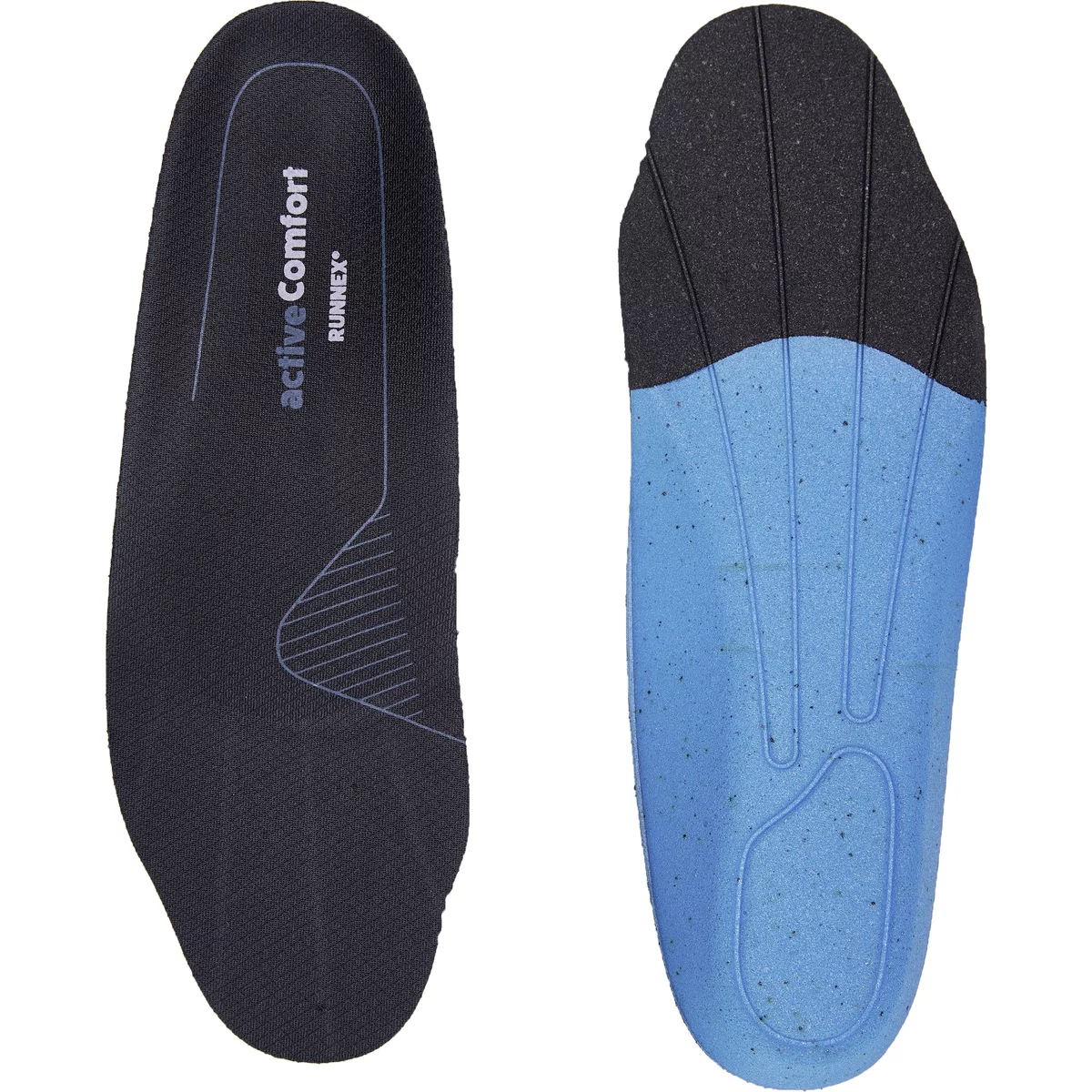 Semi-orthopädische Einlegesohle ActiveComfort Mid, Schwarz/blau - RUNNEX - 5407 2 Semi-orthopädische Einlegesohle ActiveComfort Mid, Schwarz/blau - RUNNEX - 5407 – Bild 2