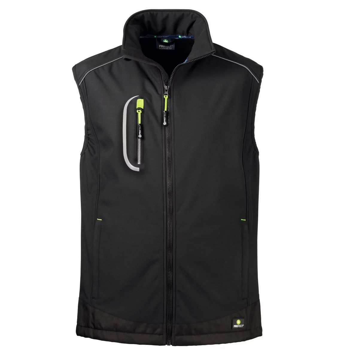 Softshell-Weste IDAHO, Schwarz - 4PROTECT - 3322 1 Softshell-Weste IDAHO, Schwarz - 4PROTECT - 3322