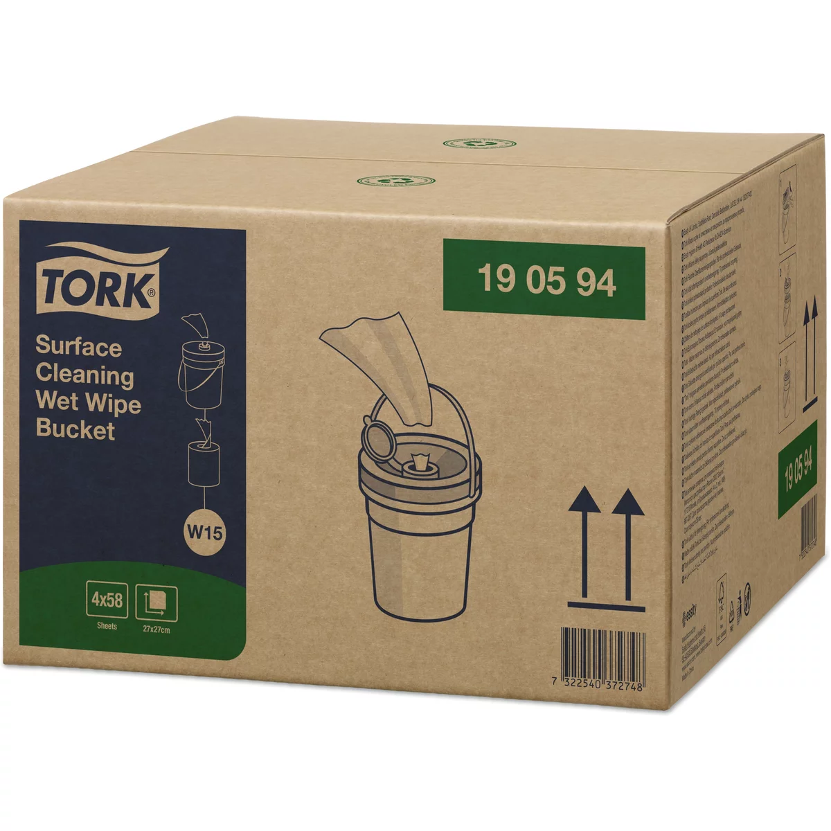 Oberflächenreinigungstücher TORK Premium Im Spendereimer - TORK - 190594 3 Oberflächenreinigungstücher TORK Premium Im Spendereimer - TORK - 190594 – Bild 3