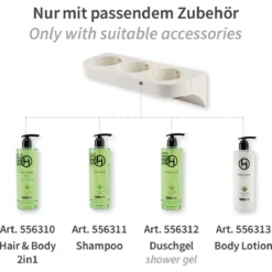 Wandhalterung Für Pumpspender, 3-fach, Kunststoff - Hygostar - 556308 -Arbeitsschutz Rabatt wandhalterung fuer pumpspender 3 fach kunststoff hygostar 5563085