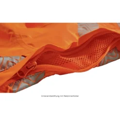 Warn-Wetterschutz-Jacke TAMPA, Leuchtorange/grau - 4PROTECT - 3410