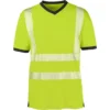 Warnschutz T-Shirt MIAMI, Leuchtgelb/grau - 4PROTECT - 3431