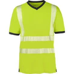 Warnschutz T-Shirt MIAMI, Leuchtgelb/grau - 4PROTECT - 3431