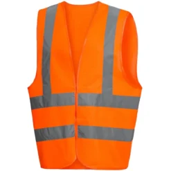 Warnweste, Neonorange, Größe XL - NITRAS - 7115