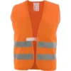 Warnweste Orange, 80% Polyester / 20% Baumwolle - ASATEX - WT, Farbe: Leuchtorange