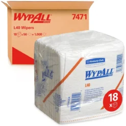 WYPALL L40 Wischtücher Gefaltet - Kimberly Clark - 7471 -Arbeitsschutz Rabatt wypall l40 wischtuecher gefaltet kimberly clark 7471