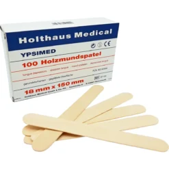 YPSIMED Holzmundspatel, 18 X 150 Mm - HOLTHAUS - 50100