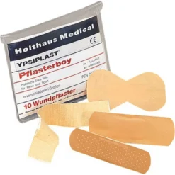 YPSIPLAST® Pflasterboy, 10 Stück Mit 4 Sorten - HOLTHAUS - 40610